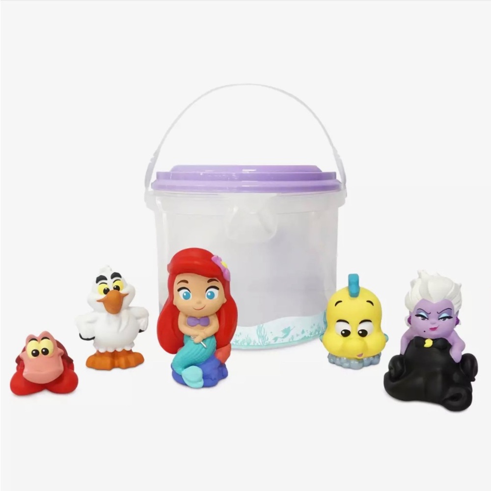 Disney Little Mermaid Bath Toy Set - Multicolor